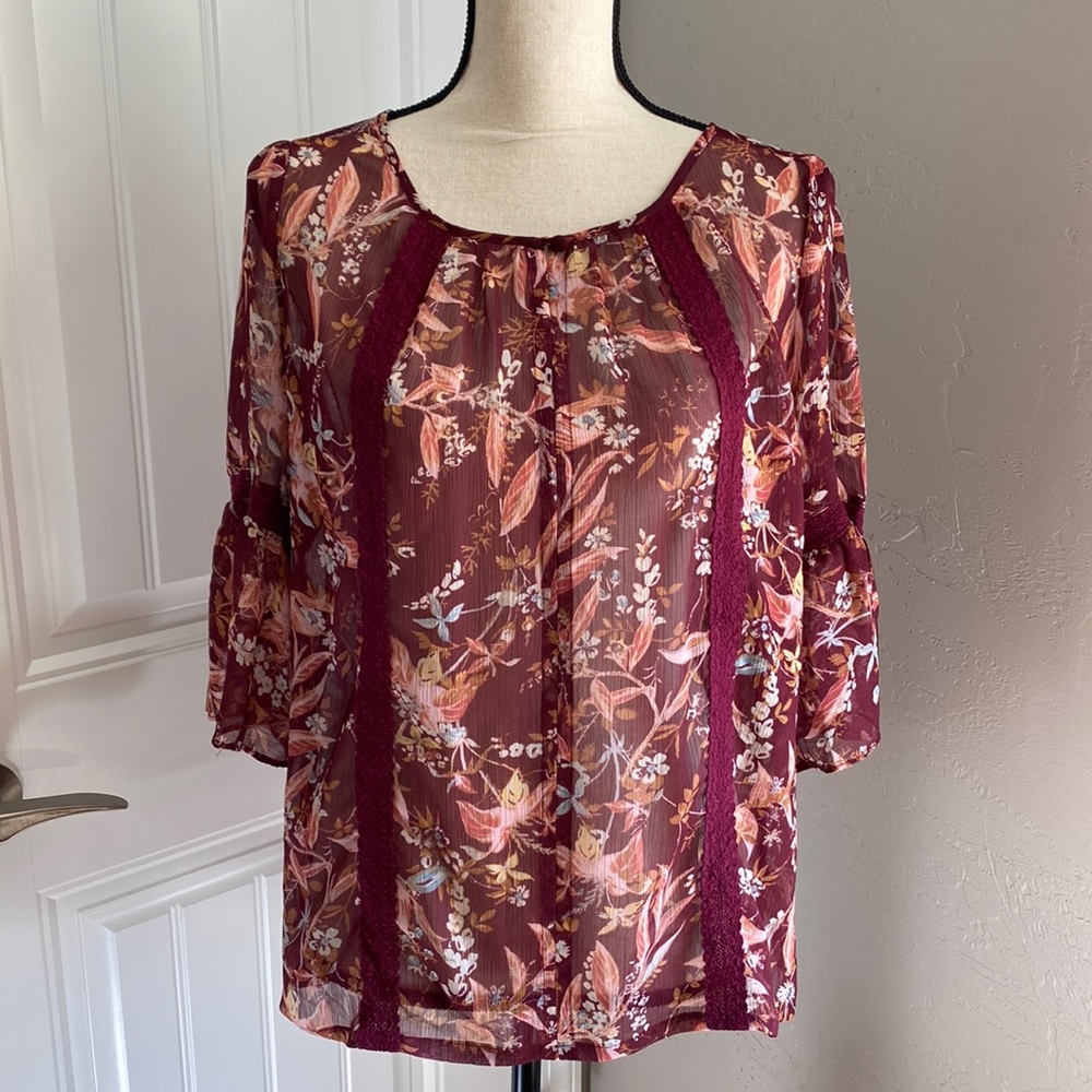 Lauren Conrad floral top